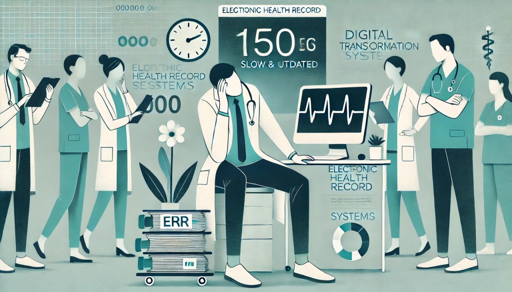 Sistemas de Prontuário Eletrônico Lentos e Desatualizados: Um Freio na Eficiência Hospitalar&nbsp;⚙️🏥